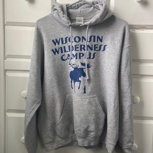 Oversized hooded sweatshirt